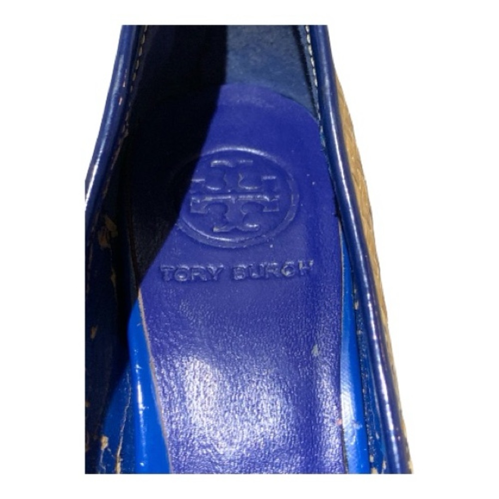 Tory Burch Woven Rattan Block Heeled Pumps #A788-1 33 Size 8.5 - Picture 6 of 10